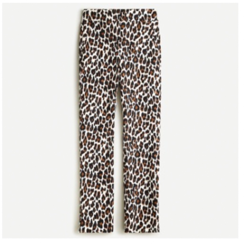 NEW J. Crew Remi pant in leopard 4